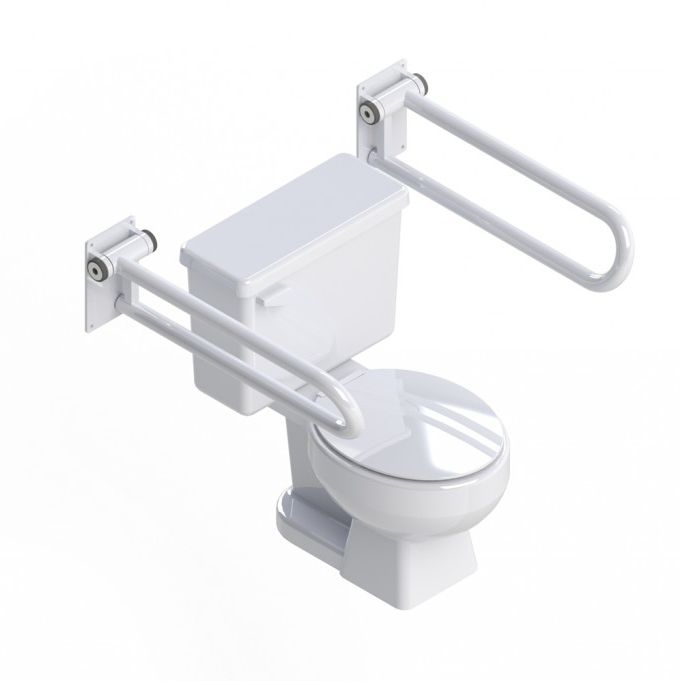 Bathroom Grab Bars Toilet bathroom grab bar / toilet / folding / wall-mounted - pt rail Bathroom Grab Bars Toilet bathroom grab bar / toilet / folding / wall-mounted - pt rail
