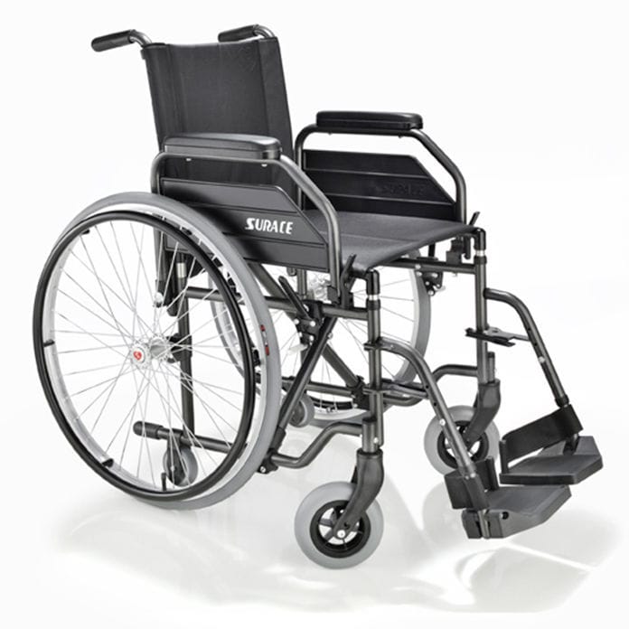 Manual Wheelchair Superitala Surace Outdoor Indoor With Legrest