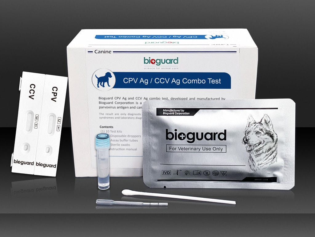 Rapid Infectious Disease Test CPV Ag CCV Ag Combo Bioguard