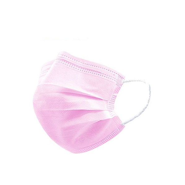 Adult Surgical Mask Changzhou Zener Medtec Pink Ply Disposable