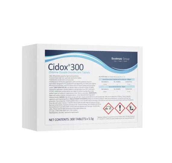 Floors Ans Surface Disinfectant Cidox Scotmas Group Tablets