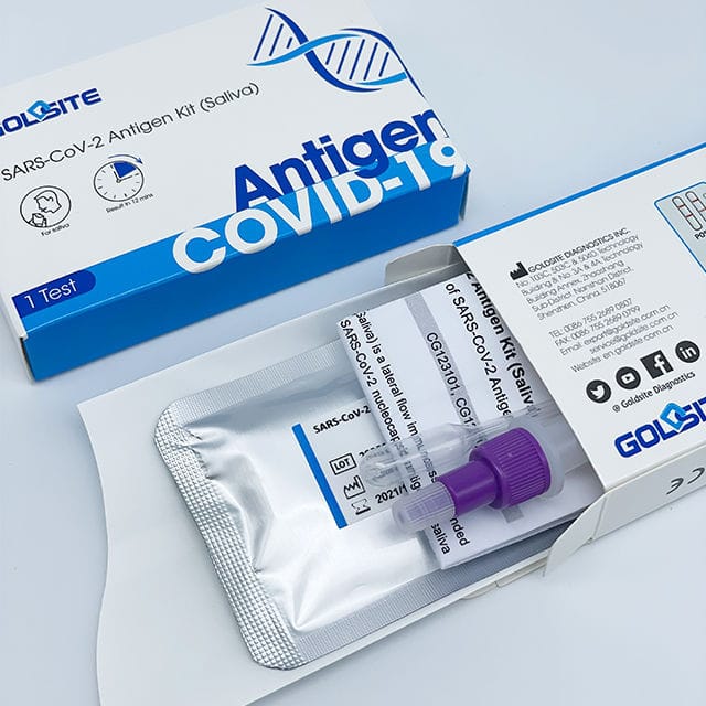 Saliva Test Kit Goldsite Diagnostics Inc COVID 19 For Antigens