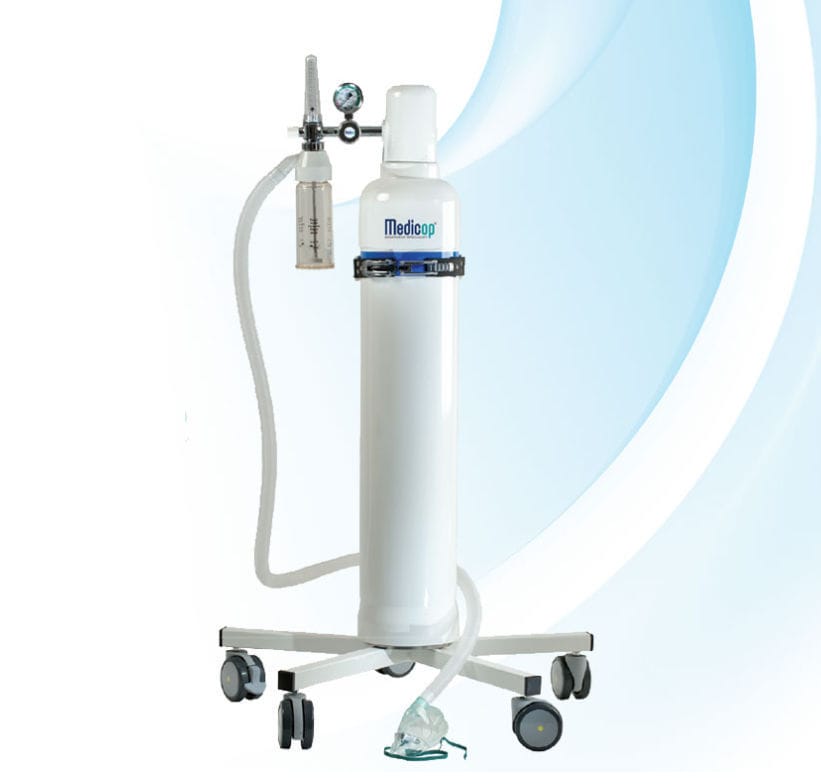 Trolley Mounted Oxygen Therapy System Series Medicop Medical