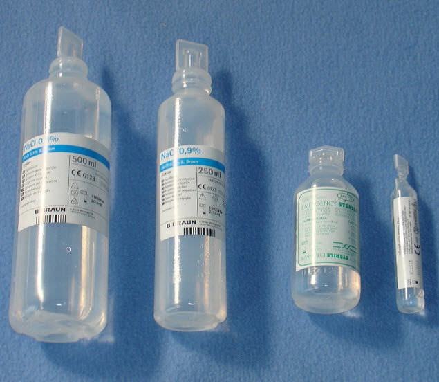 Eye Wash Solution Nacl Solution Bottles Taumediplast