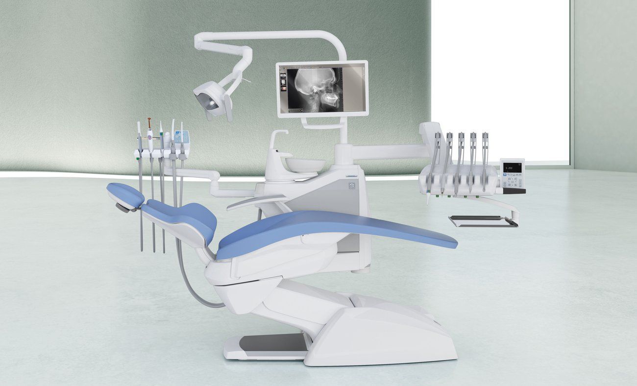 Dental Treatment Unit With Chair S200 Stern Weber With Monitor