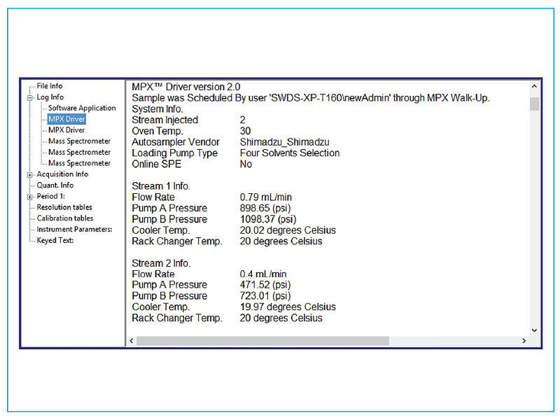 sample analysis software / monitoring / traceability / for mass