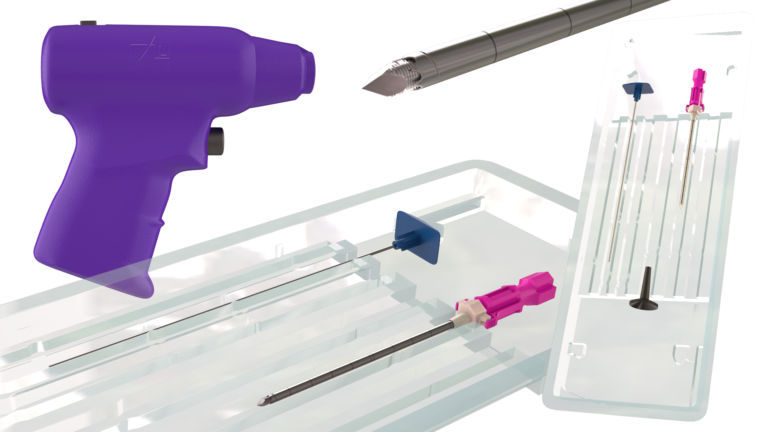 Bone Marrow Biopsy Instrument Kit Omnibone Laurane Medical Sterile