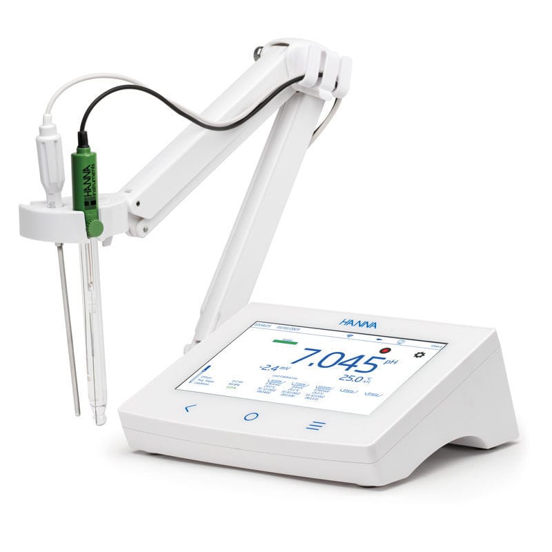 Laboratory Ph Meter Hi Hanna Instruments Tabletop