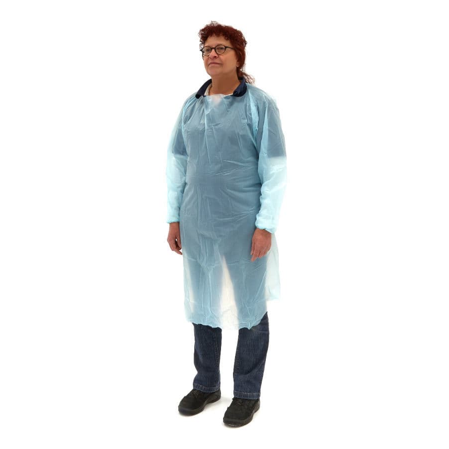 Unisex Medical Apron Ca Romed Holland Blue