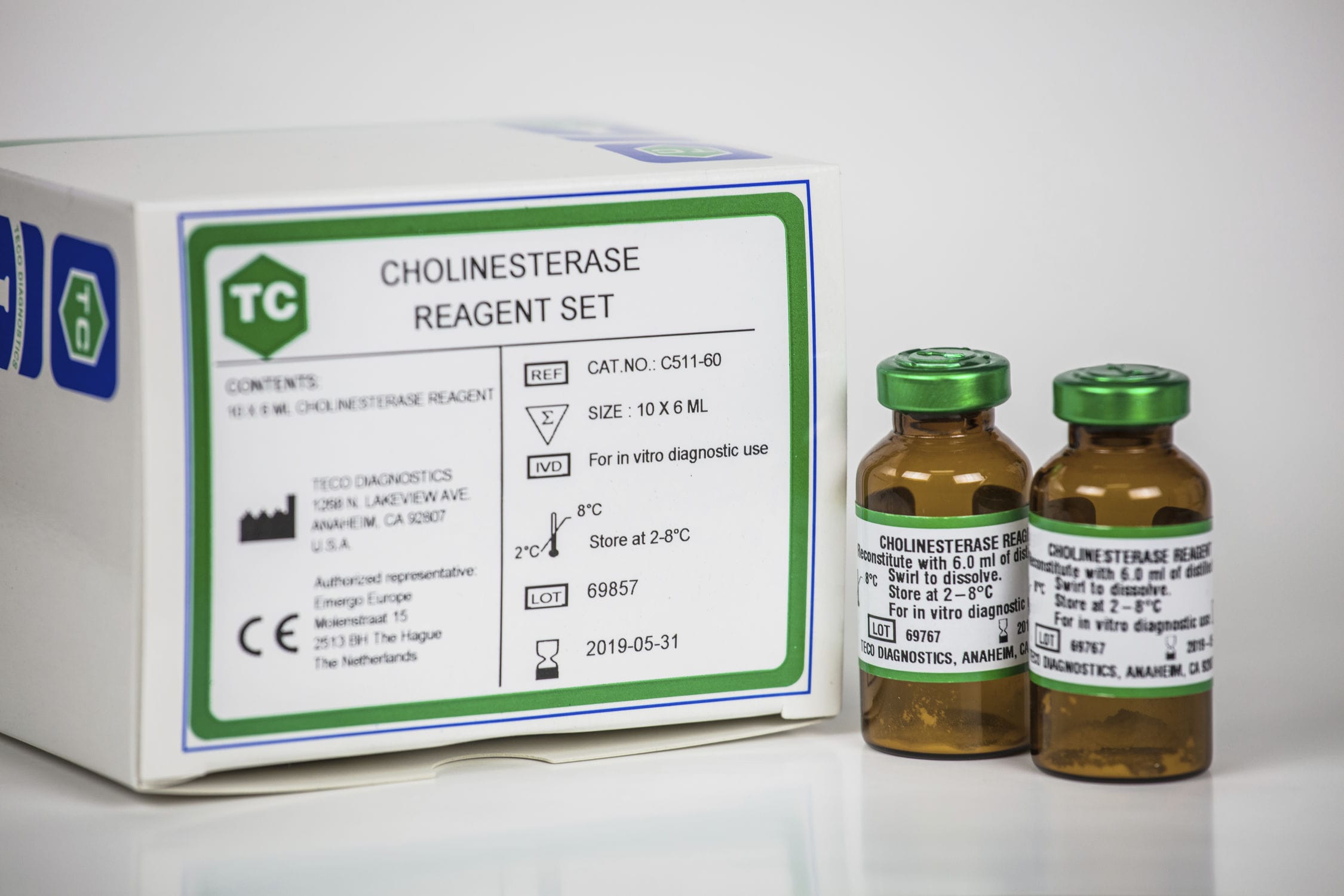 Solution Reagent Kit C511 60 Teco Diagnostics Blood Sample For