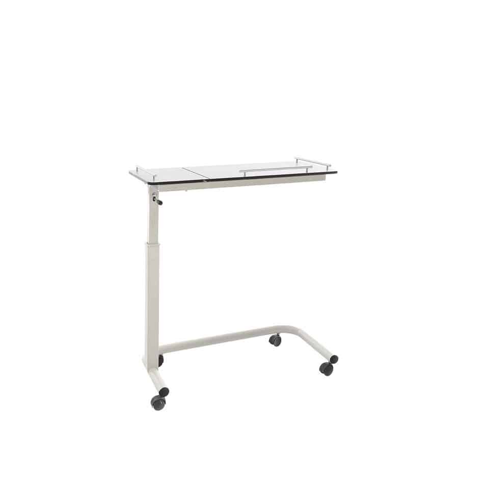 Overbed Table On Casters Hym K Isik Kardesler Medikal Height