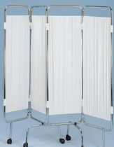 medical bed side screen (4 folds, on casters) M600826 Titanox 