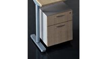 office drawer unit for healthcare facilities (on casters, with 3 drawers) UL2110 Givas 