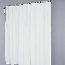 wall-mounted medical bed side screen (telescopic, with curtain)  Agencinox