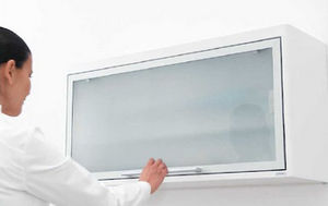 storage cabinet / for dental instruments / with door / wall-mounted