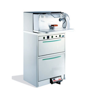 dental laboratory workstation with hood
