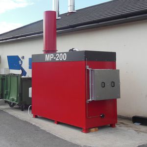 medical waste incinerator / for healthcare facilities / bacteriological / hazardous waste