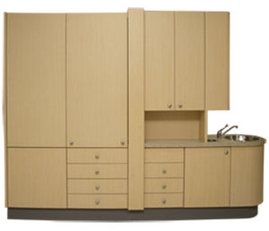 dispensing cabinet / storage / for dental instruments / for dental clinics