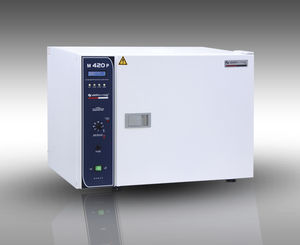 laboratory sterilizer / hot air / bench-top / aluminum