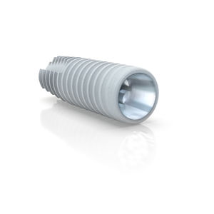 cylindro-conical dental implant / titanium / conical / self-tapping