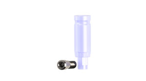 straight implant abutment / plastic / external / castable