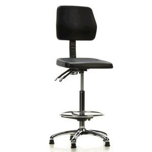 laboratory chair / office / on casters / height-adjustable