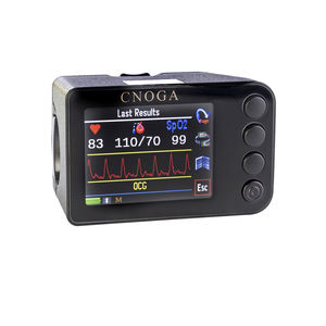 fingertip multi-parameter monitor / heart rate / CO2 / non-invasive blood pressure