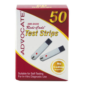 blood glucose test strip / for diabetes / blood