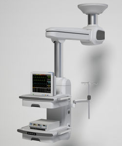 medical pendant / ceiling-mounted / intensive care / endoscopy