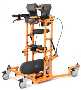 pneumatic stander / on casters / walking
