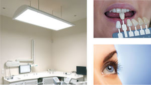ceiling-mounted lighting / for dental clinics