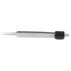 electrosurgical forceps / bipolar / stainless steel / straight