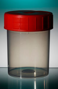 storage sample container / with screw cap / polypropylene
