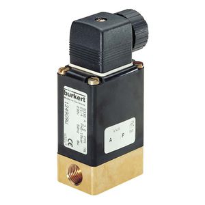 valve for the medical industry / solenoid / media separated