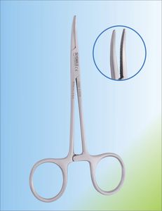 dental surgery forceps / Halstead-Mosquito / stainless steel / reusable
