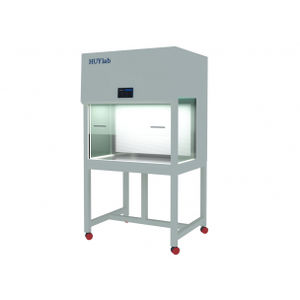 laboratory cabinet / containment / mobile / horizontal laminar flow