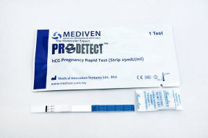 pregnancy test strip / hCG / urine