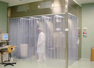 booth for the pharmaceutical industry / for clean rooms / containment / walk-in