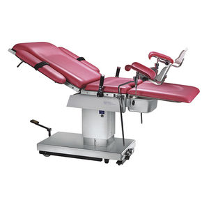 hydraulic delivery table / with footrest
