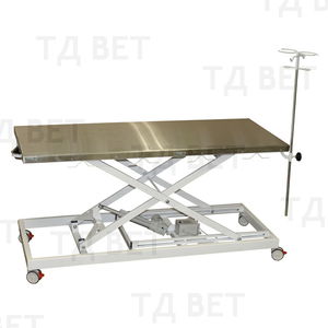 veterinary operating table / electric / on casters / height-adjustable