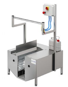 shoe foot cleaning station