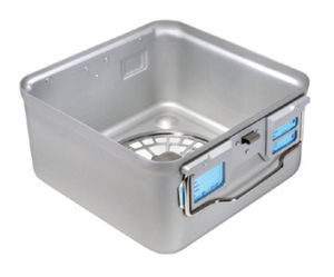 instrument sterilization container / with filter / with valve / aluminum