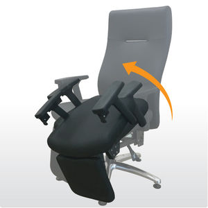 chair with armrests / with high backrest / height-adjustable