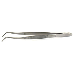 dressing tweezers / for cotton / Meriam / stainless steel