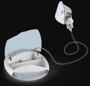 electro-pneumatic nebulizer / with compressor / with mask