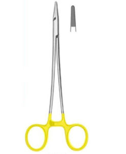 surgical needle holder / Crile-Wood / tungsten carbide