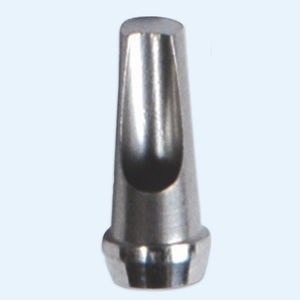 straight implant abutment / anatomical / titanium / external