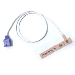 fingertip SpO2 sensor / disposable / adhesive