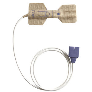 fingertip SpO2 sensor / adhesive / disposable / pediatric