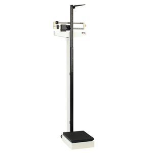 mechanical patient weighing scale / beam / column type / with height rod